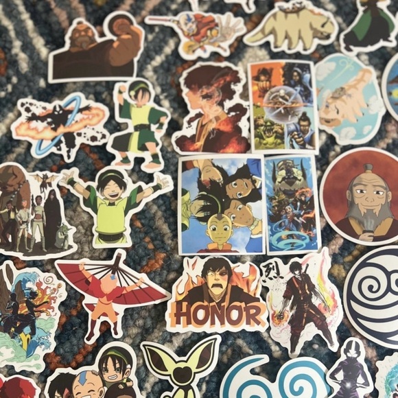 Avatar: The Lost Airbender Anime 50 pcs Sticker Set Japanese Anime - Picture 5 of 8